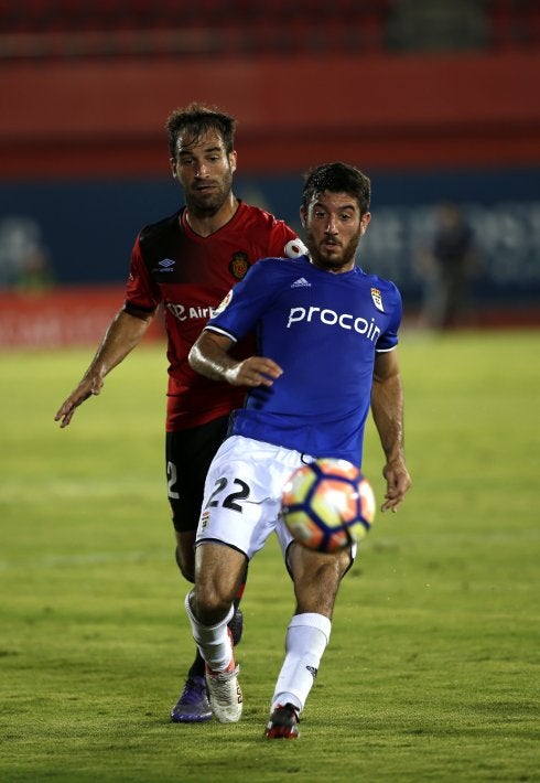 Nando, en un partido contra el Mallorca.