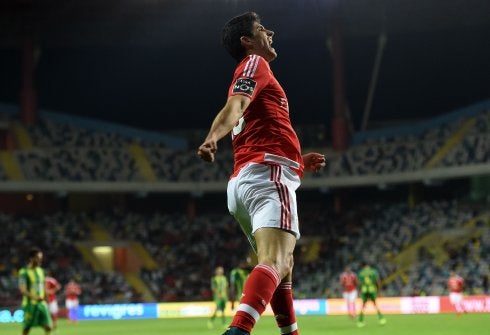 Guedes con el Benfica.