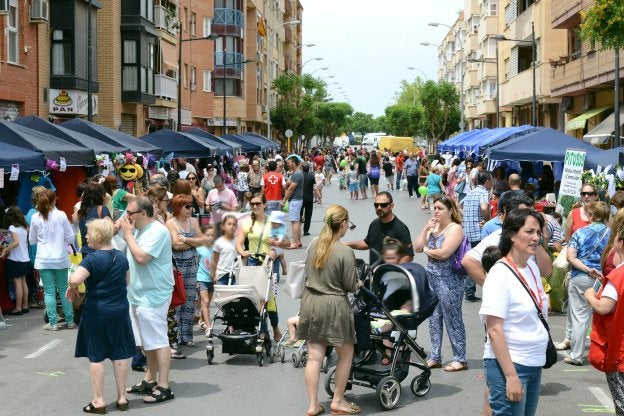 Imagen de la pasada edición de la feria de Paiporta. / lp