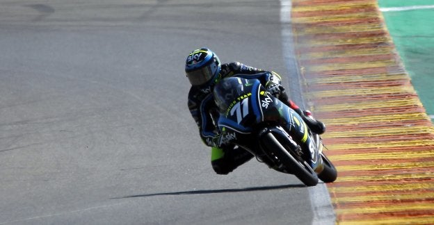 Foggia rueda ayer en el circuito de Cheste.
