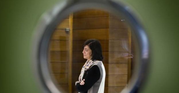 Marisa Gracia, en Les Corts.