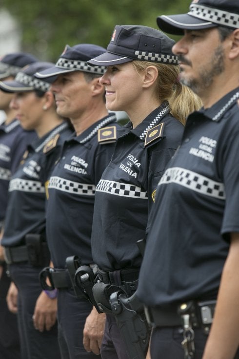 Agentes de la Policía Local, en una imagen reciente.