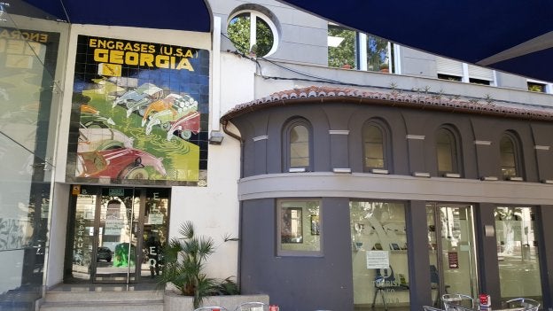 Los terrenos de la antigua gasolinera, hoy reconvertidos en centro de recepción de visitantes.