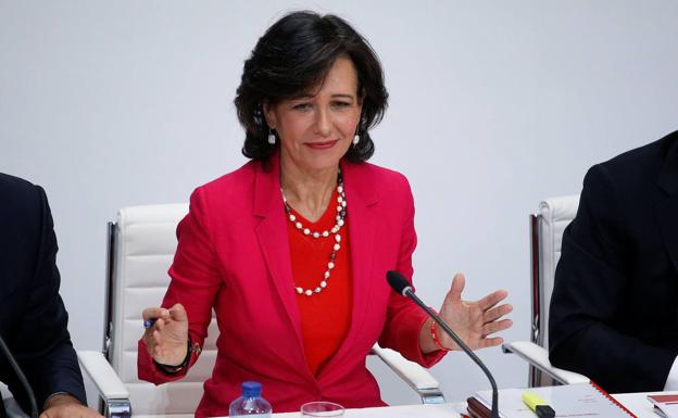 La presidenta del Grupo Santander, Ana Botín. /Efe