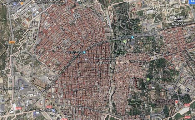 Grave un peatón de 52 años atropellado en una avenida de Elche