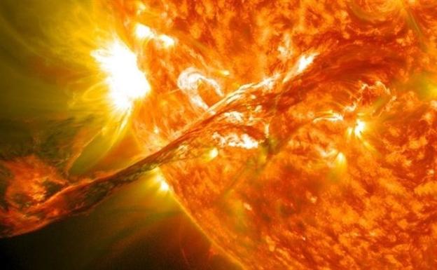 Erupción solar recogida por el satélite SDO de la NASA./NASA Goddard Space Flight Center