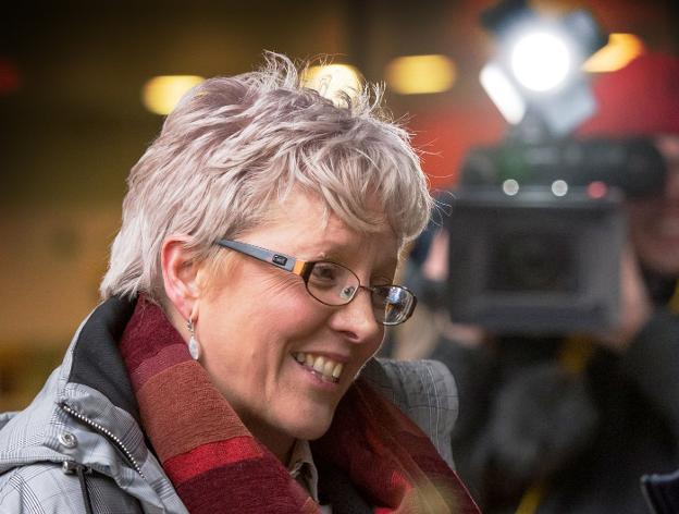 Carrie Gracie entró en la BBC hace 30 años y ahora ha vuelto a Londres. / zuma press