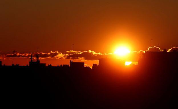 Atardecer en Valencia./EFE