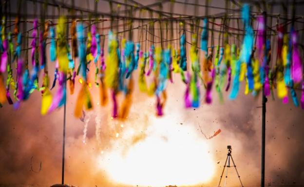 Mascletà de las Fallas 2018 de Valencia./LP