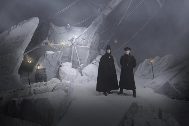 La serie se rodó en unos grandes estudios de Budapest donde se recreó el Polo Norte. / amc