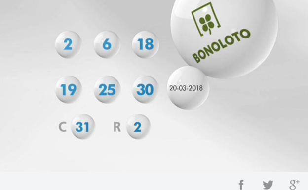 El sorteo de la Bonoloto deja un premio de 30.400 euros en Burriana