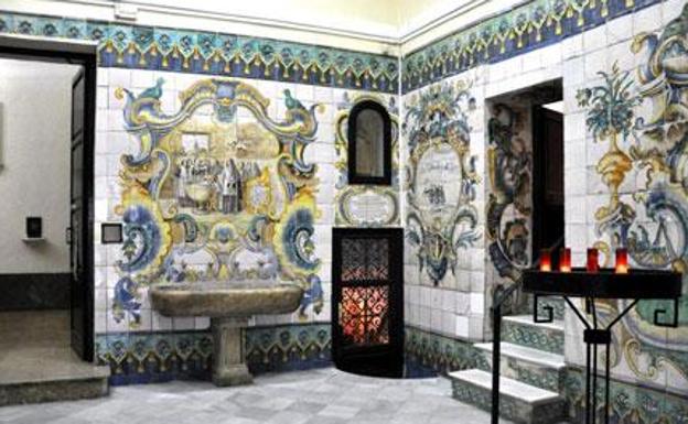 Interior de la casa de San Vicente Ferrer.