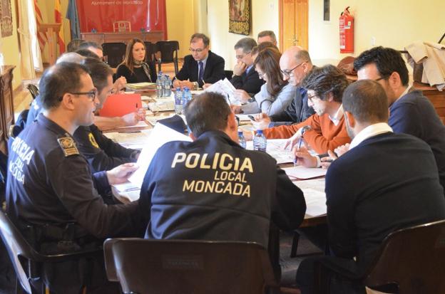 La Junta de Seguridad celebrada la semana pasada. / lp