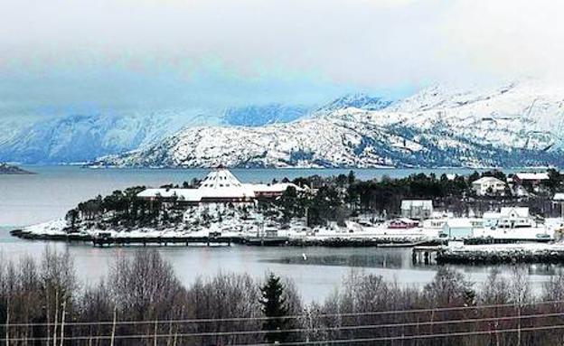 El pueblo del Círculo Polar, parece un lugar mágico./Afp