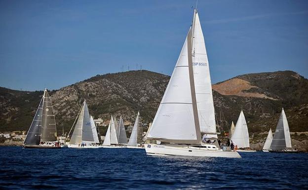 Los barcos de una edición anterior de la Ruta de La Sal. / LP