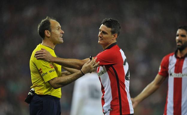 El árbitro valenciano Mateu Lahoz.