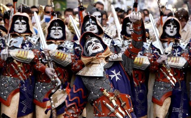 Entrada Cristiana de los Moros y Cristianos de Alcoy./EFE