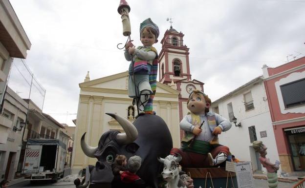 Falla de Montserrat en el año 2013./Francisco García