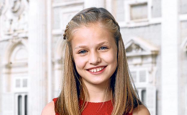 Primera foto sola. El pasado 31 de octubre, la Princesa cumplió 12 años. La Zarzuela sorprendió con una foto en solitario.