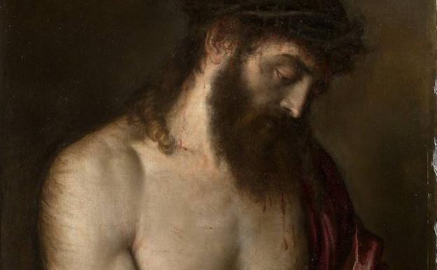 El 'Ecce Homo', un óleo sobre piedra,, de Tiziano./