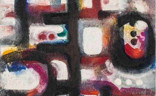 'Talismán rojo' de Ahmed Cherkaui.