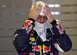 Sebastian Vettel, antes de la sesión de clasificación. / David Gray (Afp)/