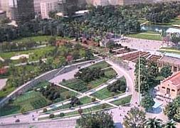 El Parque Central homenajea a la cultura valenciana con huerta y grandes estanques