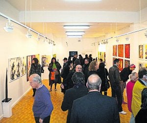 Vista de la galería el día de la inauguración. ::
LP/