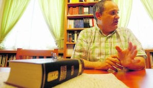 Luis Ulzurrun ha llegado a escribir 100 entradas en un solo día. :: JUAN J. MONZÓ/