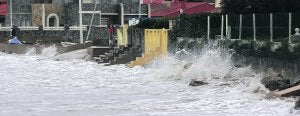 Estado que presentaba la playa del Marenyet, en Cullera, durante la jornada de ayer. ::
FRANCISCO GARCÍA/