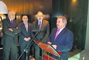 El conseller Blasco también asistió a la inauguración. ::
LP/