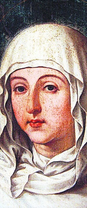 Los cuatro lienzos de las monjas Clarisas de Gandia que han sido restaurados en los talleres de Romà Català durante el año 2010. ::
LP/
