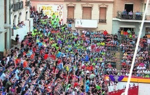 Asistentes a una corrida de toros en Algemesí. ::
SALUD NAVARRO/