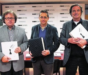 José Antonio Garzón, Josep Alió y Miquel Artigas. ::
IRENE MARSILLA/