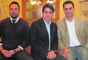 Luis Sebastián, Víctor Sanchis y Luis Cejalbo. ::
LP/
