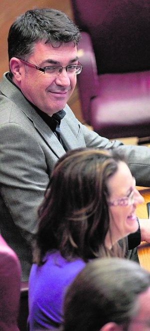 Morera y Oltra, en Les Corts. :: TXEMA RODRÍGUEZ/