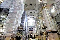 Aspecto actual que presenta el templo de la Arciprestal de Vila-real./