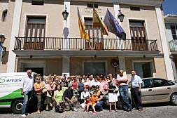Protestas de los alumnos de la Escuela de Adultos de Alboraya el pasado verano./