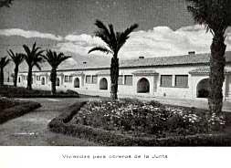 Imagen histórica de la barriada de Heliodoro Madrona./