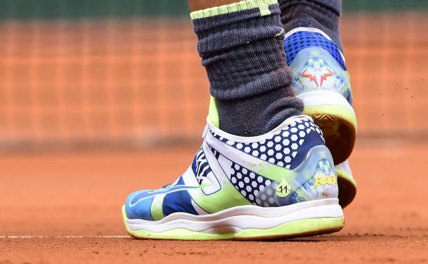 Prueba bordado Accesorios Nike | Las zapatillas de Rafael Nadal para jugar la final de Roland Garros  2019 | Las Provincias