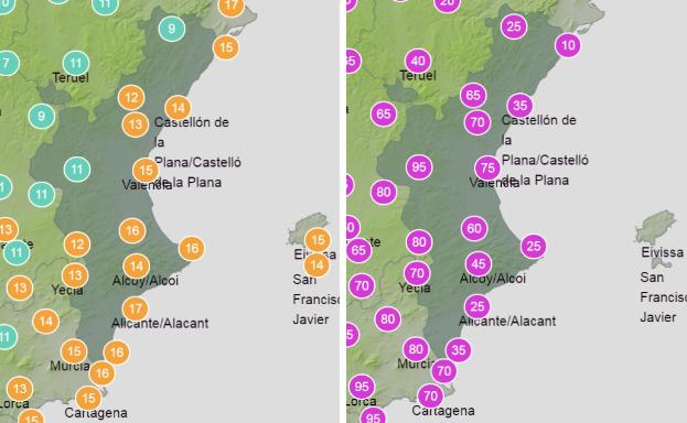 El Tiempo Hoy En Valencia Fuerte Bajada De Temperaturas Y Alta Probabilidad De Lluvias Las Provincias