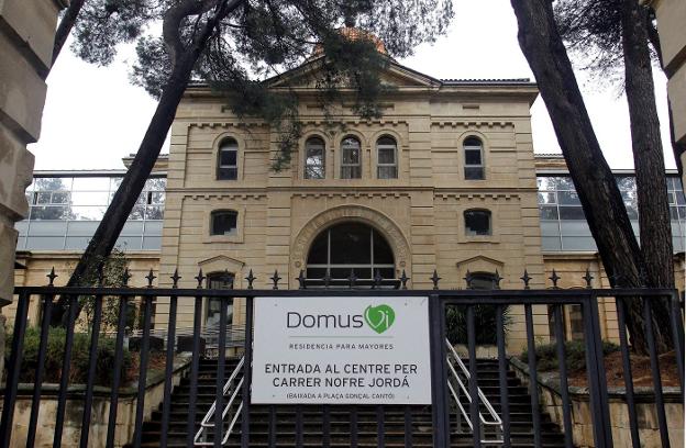 Entrada a la residencia de Alcoy, gestionada por DomusVi. EFE/Pep Morell/