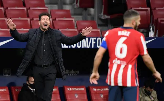 Simeone evita hacer balances hasta el final de curso