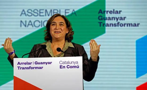 La alcaldesa de Barcelona y líder de los comunes, Ada Colau./EFE