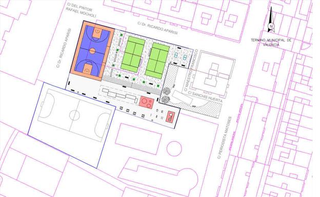 Valencia convertirá un terreno en una nueva zona deportiva con pistas de pádel