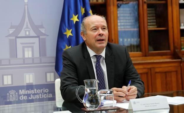 El exministro de Justicia Juan Carlos Campo./EFE
