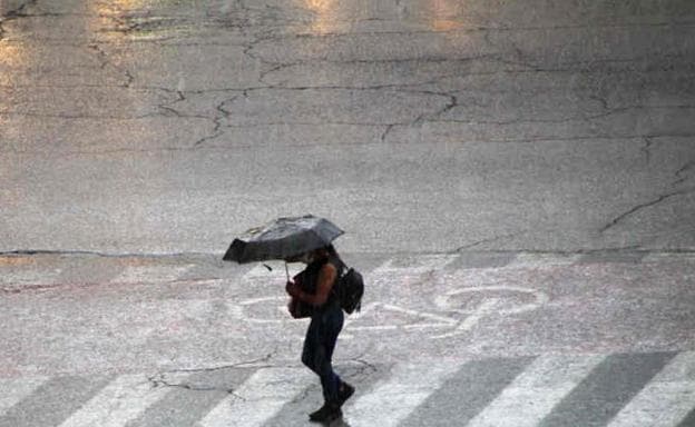 Lluvia en Valencia.