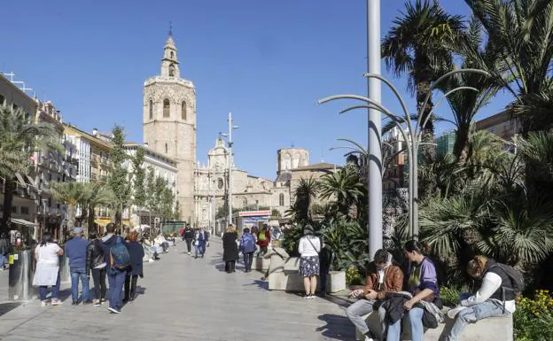 Plaza de la Reina de Valencia.