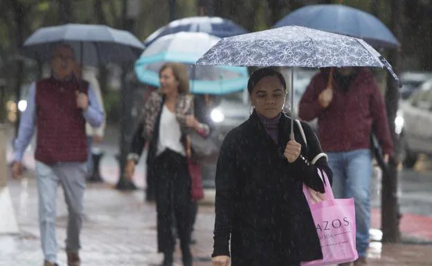 Lluvia en Valencia.