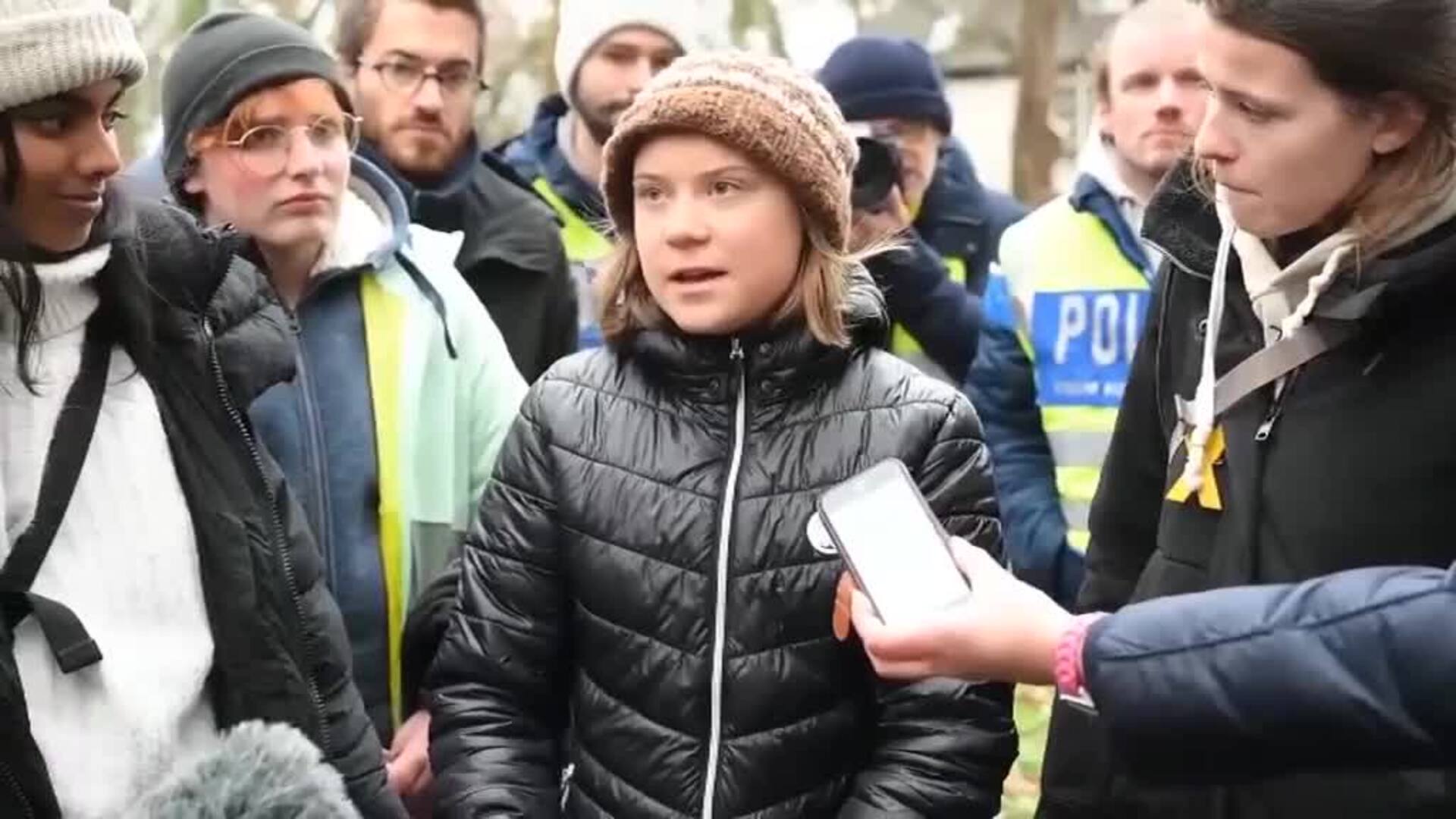 Greta Thunberg Se Une A La Protesta Climática De Luetzerath Las Provincias